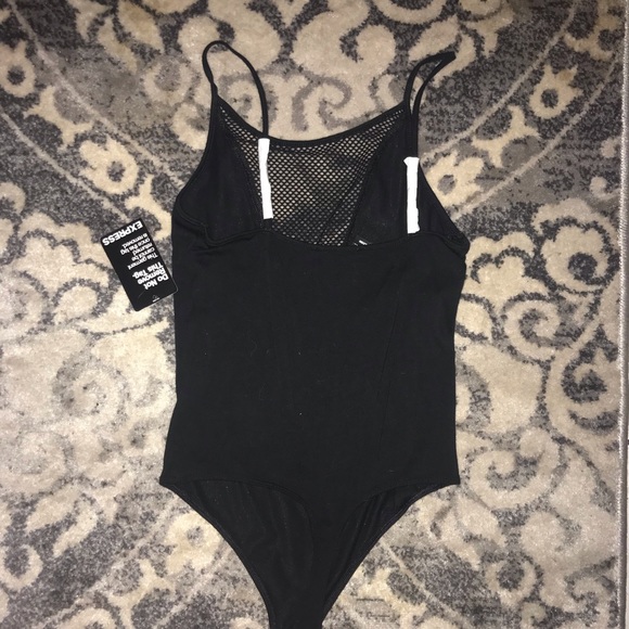 SOLD ON Ⓜ️ Express One Eleven Mesh Front Bodysuit - Picture 3 of 4